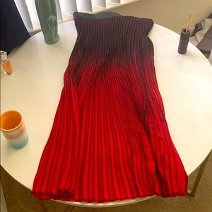 Maje red skirt
